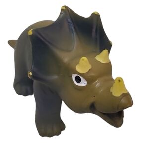 Toy Major Happy Smiling Dinosaurs Rubber Squishy